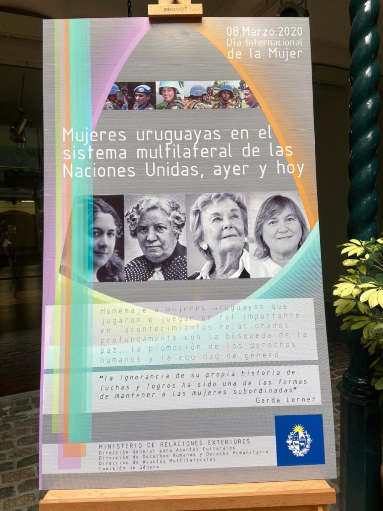 Homenaje a mujeres uruguayas de Naciones Unidas 
