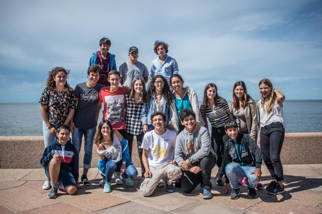 jovenes en la rambla