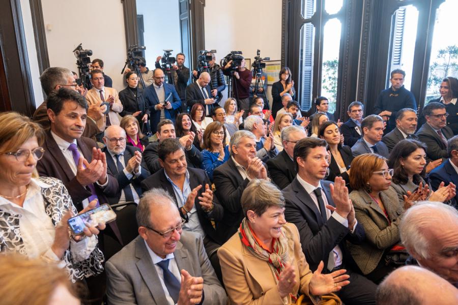 participantes del evento de inauguración 