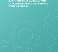 portada del informe Barreras ara la inclusión laboral de personas con discapacidad